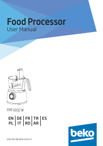Manuale BEKO FPP 4102 W Robot da cucina