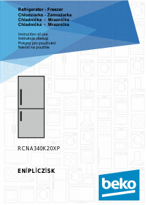 Instrukcja BEKO RCNA340K20XP Lodówko-zamrażarka