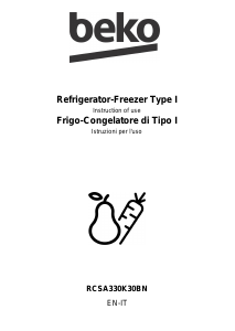 Manual BEKO RCSA330K30BN Fridge-Freezer