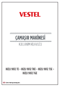 Kullanım kılavuzu Vestel Hizli 9812 TE Çamaşır makinesi