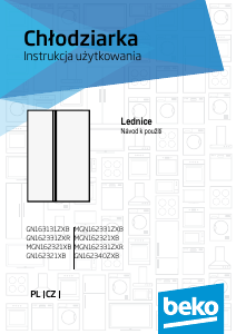Návod BEKO GN162340ZXB Chladnička s mrazničkou