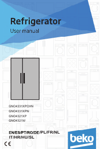 Manual BEKO GNO4331XPCHN Combina frigorifica