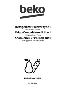 Manuale BEKO RDSA310M30BN Frigorifero-congelatore