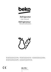 Manuale BEKO RCNE560E40DSN Frigorifero-congelatore