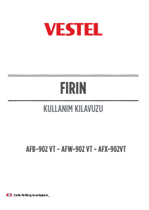 Kullanım kılavuzu Vestel AFB-902 VT Fırın