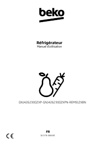 Mode d’emploi BEKO REM91ZXBN Réfrigérateur combiné