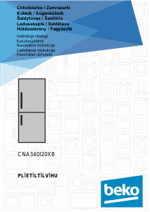 Instrukcja BEKO CNA340I20XB Lodówko-zamrażarka