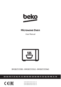 Manual BEKO BMGB 25333 BG Microwave