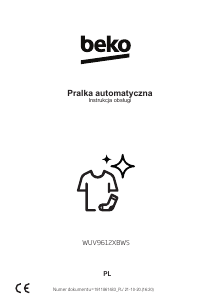 Instrukcja BEKO WUV9612XBWS Pralka