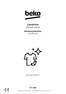 Manuale BEKO WTX91232WI/IT Lavatrice