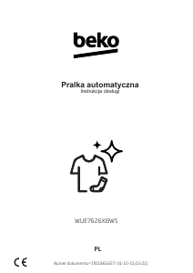 Instrukcja BEKO WUE7626XBWS Pralka