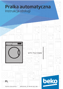 Instrukcja BEKO WTE 7512 XWW Pralka