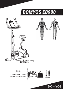 Manual Domyos EB 900 Bicicletă exercitii