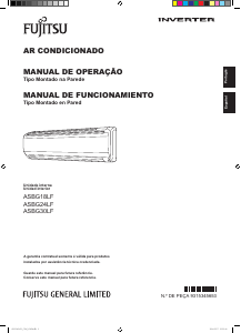 Manual Fujitsu ASBG24LF Ar condicionado