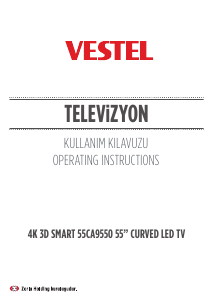 Handleiding Vestel 55CA9550 LED televisie