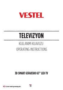 Handleiding Vestel 65FA8500 LED televisie