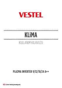 Kullanım kılavuzu Vestel Plazma Inverter 18 Klima