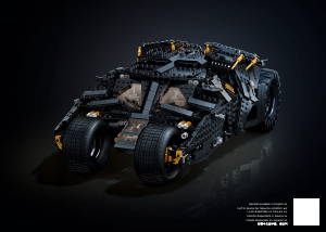 Bruksanvisning Lego set 76240 Super Heroes DC Batman Batmobile Tumbler