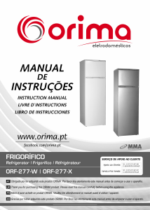 Manual Orima ORF 277 X Frigorífico combinado