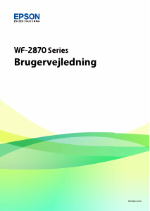 Brugsanvisning Epson WorkForce WF-2870DWF Multifunktionsprinter
