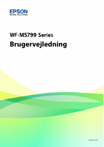 Brugsanvisning Epson WorkForce Pro WF-M5799DWF Multifunktionsprinter