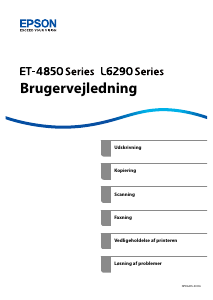 Brugsanvisning Epson EcoTank ET-4850 Multifunktionsprinter