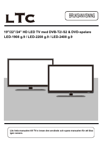 Handleiding LTC LED-1908 LED televisie