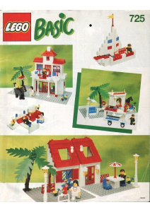 Manual de uso Lego set 725 Basic Conjunto de edificios