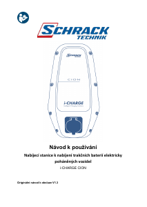 Manuál Schrack i-Charge CION Nabíjecí stanice