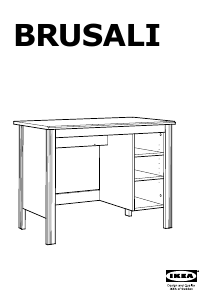 Használati útmutató IKEA BRUSALI Íróasztal