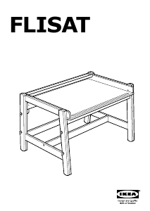 Brugsanvisning IKEA FLISAT Skrivebord