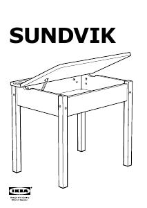 Hướng dẫn sử dụng IKEA SUNDVIK Bàn làm việc