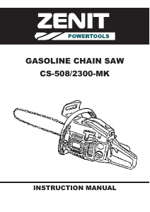 Manual Zenit BPL-508/2300 МК Chainsaw