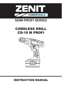 Handleiding Zenit ZSHA-18 М profi Schroef-boormachine