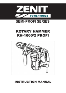 Handleiding Zenit ZPP-1600/2 Profi Boorhamer