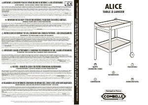 Instrukcja Combelle Alice Stół do przewijania