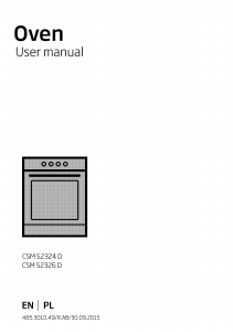 Manual BEKO CSM 52324 DW Range