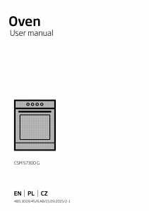 Manual BEKO CSM 57300 GW Range