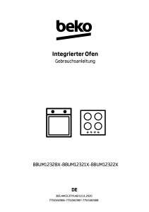 Bedienungsanleitung BEKO BBUM12322X Backofen