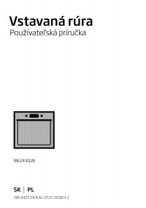 Instrukcja BEKO BIE24302B Piekarnik