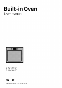 Handleiding BEKO BIM 24100 W Oven