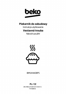 Instrukcja BEKO BIM144A0BPS Piekarnik