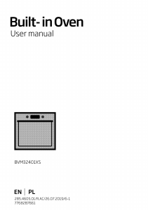 Handleiding BEKO BVM32401XS Oven