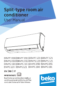 Manuale BEKO BRVPF 121 Condizionatore d’aria
