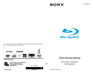 Handleiding Sony BDP-S5000ES Blu-ray speler