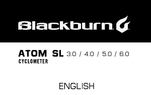 Handleiding Blackburn Atom SL 3.0 Fietscomputer