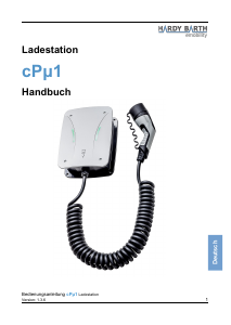Bedienungsanleitung Hardy Barth cPμ1 Ladestation