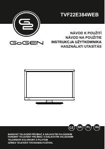 Használati útmutató GoGEN TVF22E384WEB LED-es televízió