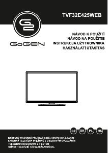 Használati útmutató GoGEN TVF32E425WEB LED-es televízió