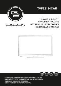 Návod GoGEN TVF22184CAR LED televízor